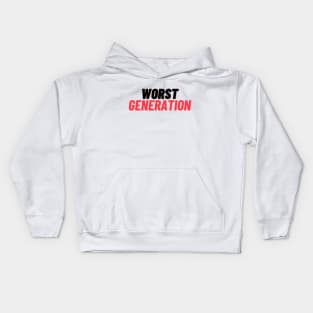 Worst Generation Kids Hoodie